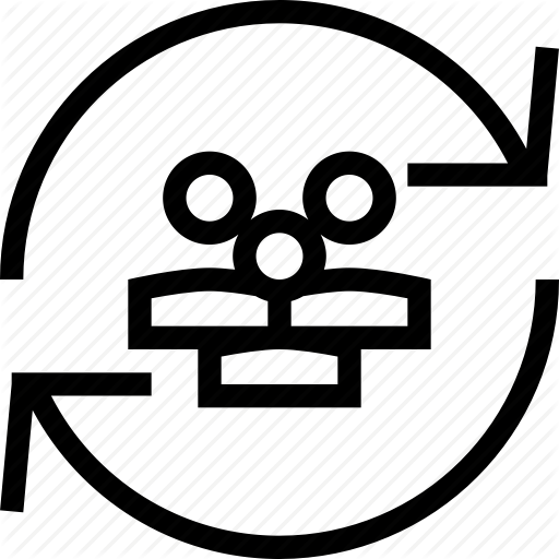 Arrows, Circle, Connections, Conversation, Group, People, Rotate