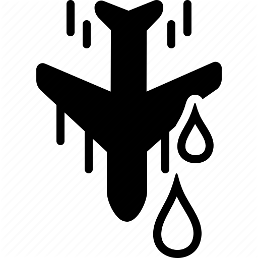 Aeroplane, Down, Downstream, Land Icon