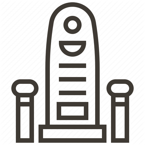 Egypt, Egyptian, Royal, Throne Icon