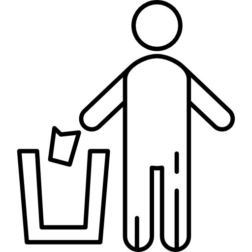 Throwing Trash Icons Free Download