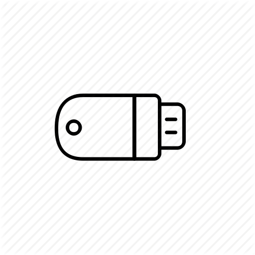 Flash Drive, Sharing, Thumb Drive, Usb Icon