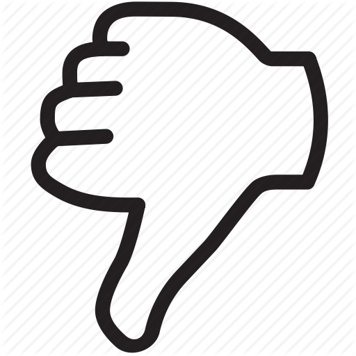 Dislike, Down, Thumbs Icon