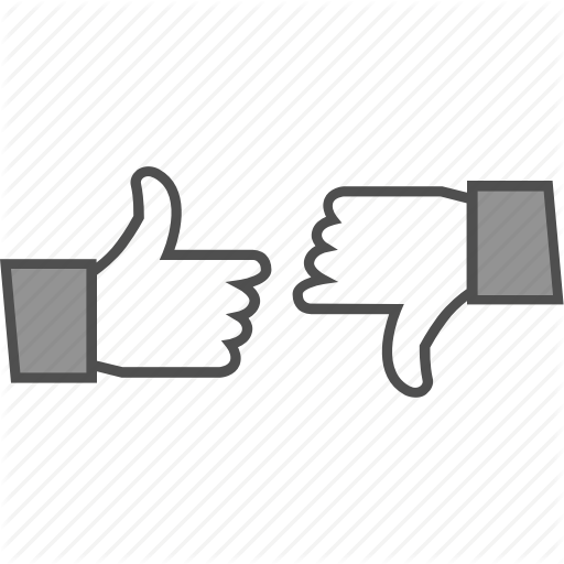 Dislike, Hands, Like, Thumbs Down, Thumbs Up Icon