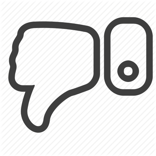 Down, Thumb, Up Icon