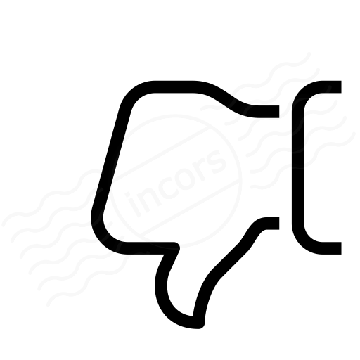 Iconexperience I Collection Hand Thumb Down Icon