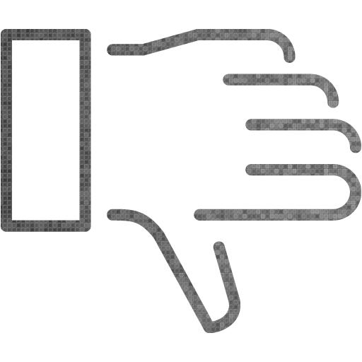Custom Color Thumb Down Icon