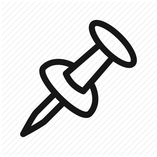 Drawing, Pin, Point, Posts, Pushpin, Tack, Thumbtack Icon