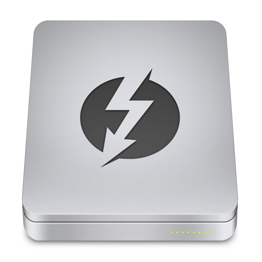 Thunderbolt Icon Unibody Drive Iconset Komfort Zone