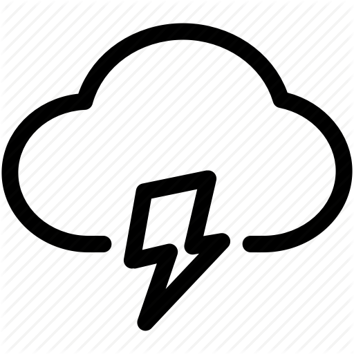 Lightning, Storm, Thunder, Thunderstorm Icon