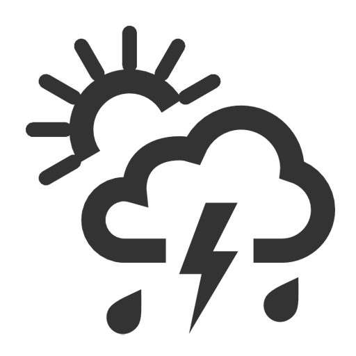 Sunny To A Thunderstorm Icon Download Free Icons