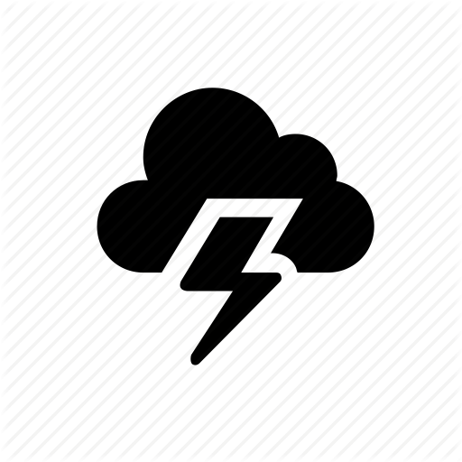 Cloud, Lightning, Storm, Thunderstorm, Weather, Weather Forecast Icon