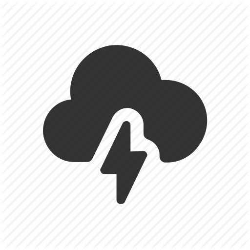 Apple, Ios, Lightning, Severe Thunderstorm, Storm, Weather Icon