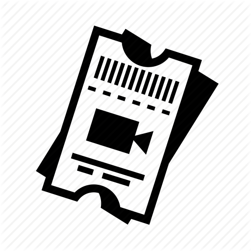 Cinema, Film, Movie, Ticket Icon