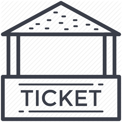 Carnival, Ticket Booth, Ticket Stall, Ticket Stand, Tickets Icon