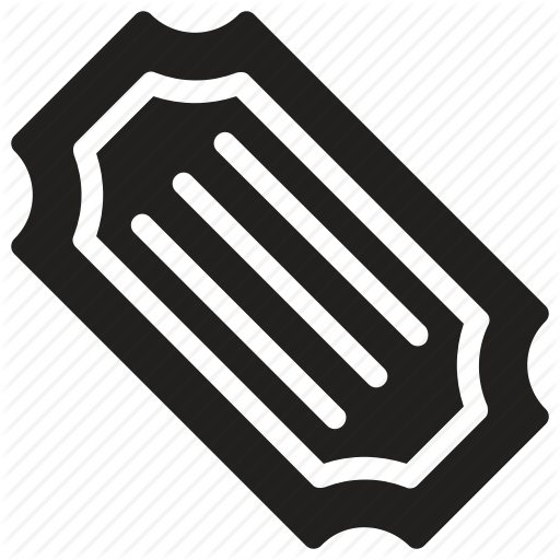 Event Ticket, Pass, Permit, Ticket, Voucher Icon