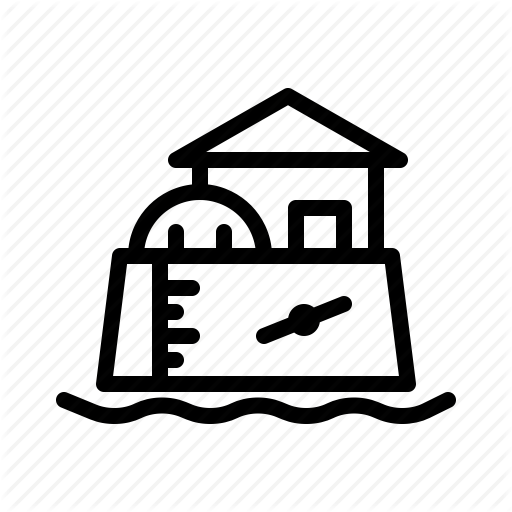 Energy, Power, Propeller, River, Sea, Tidal, Water Icon