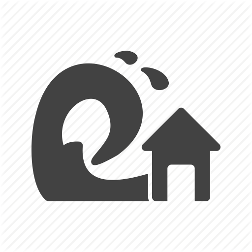City, Disaster, Hurricane, Sea, Tidal, Tsunami, Wave Icon