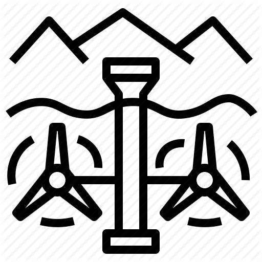 Energy, Impellers, Machine, Sea, Tidal Icon