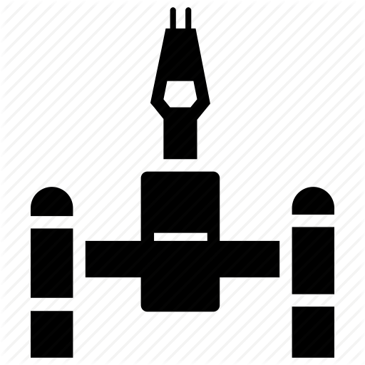 Plane, Space Fighter, Spaceship, Tie Fighter, X Wing Fighter Icon