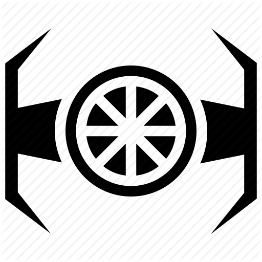 Plane, Space Fighter, Spaceship, Tie Fighter Icon