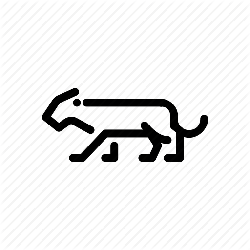 Animal, Cheetah, Leopard, Panther, Puma, Tiger Icon