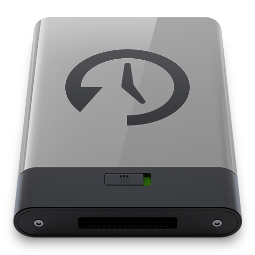 Grey Time Machine B Icon