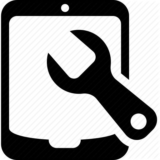 Maintenance, Responsive, Tablet, Wrench Icon