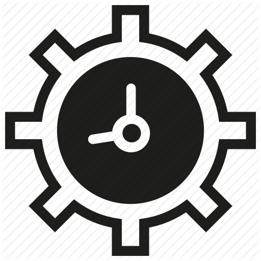 Cog, Gear, Time, Time Management Icon