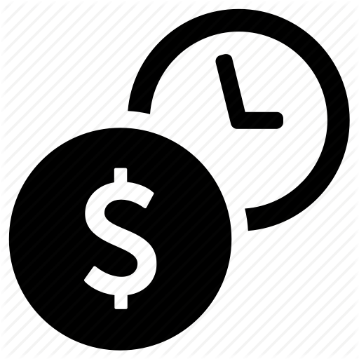 Productivity, Time Is Money, Time Management Icon