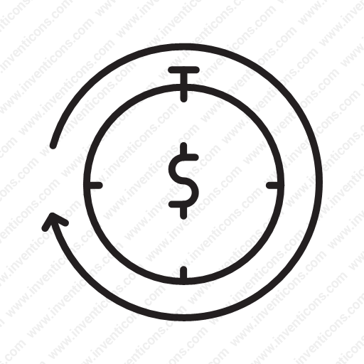 Download Time Money Icon Inventicons
