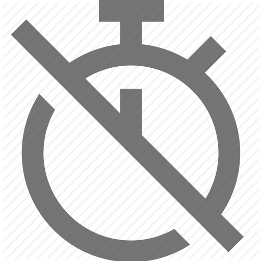 Clock, Line, Material, Off, Time, Timer Icon