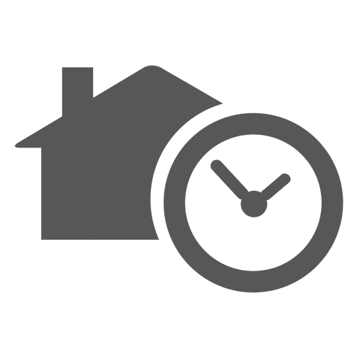 House With Timer Icon