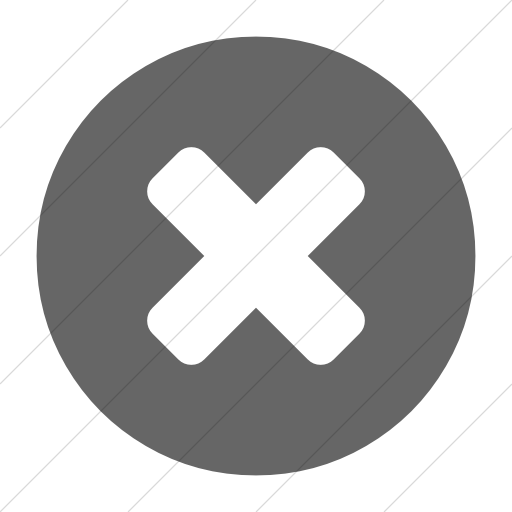 Simple Gray Bootstrap Font Awesome Times Circle Icon