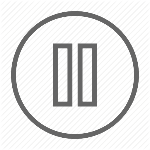 Audio, Pause Icon