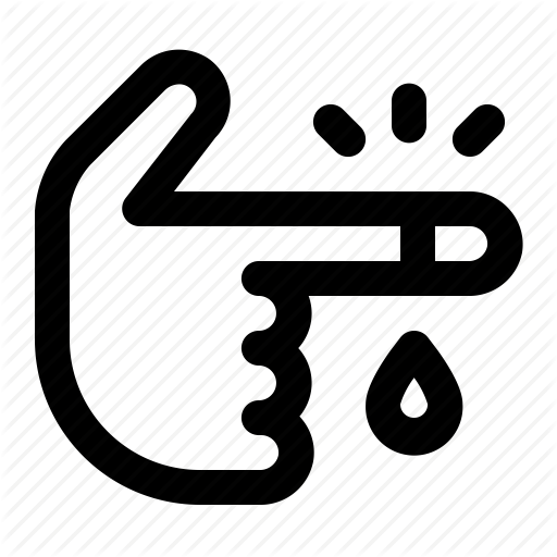 Cut, Finger, Hurt, Injury, Tip Icon