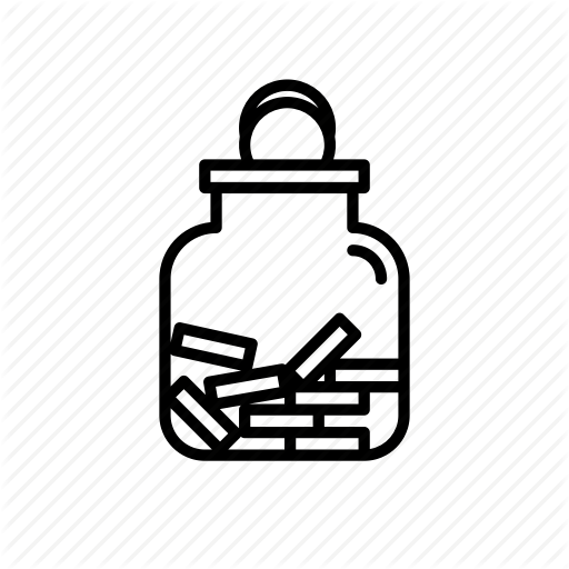 Cash, Money, Salary, Tip Jar Icon