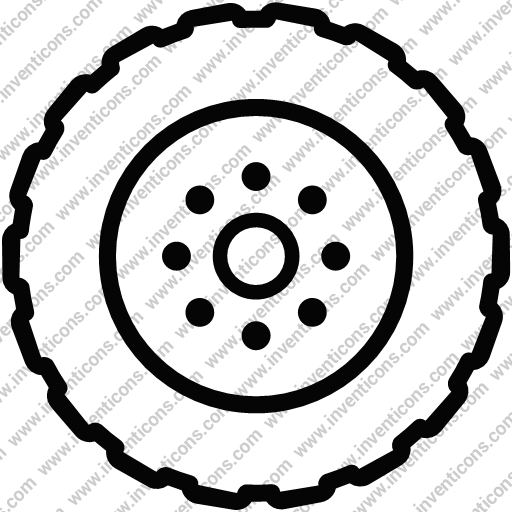 Download Wheel,auto,car,tire,vehicle Icon Inventicons