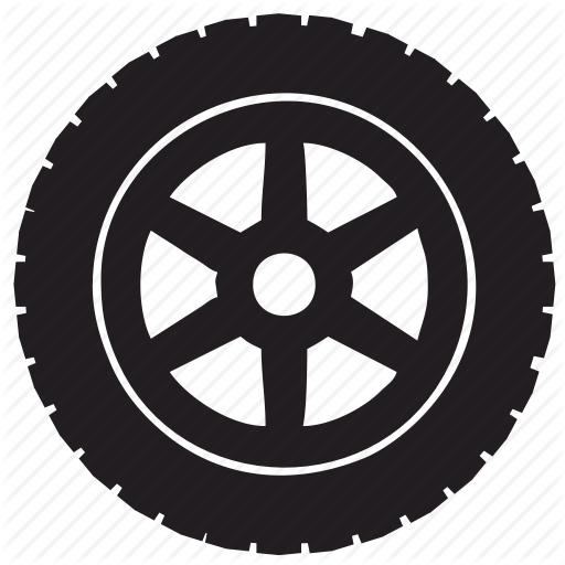 Auto, Tire, Transport, Truck Icon