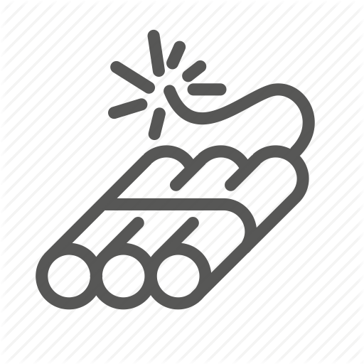 Bomb, Danger, Dynamite, Explosion, Terrorist, Tnt Icon