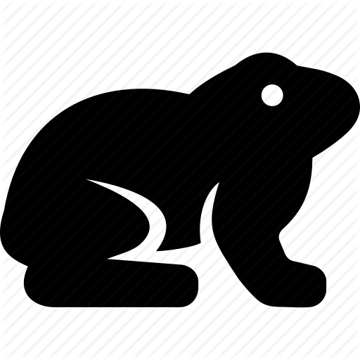 Bullfrog, Frog, Golden, Green, Toad Icon
