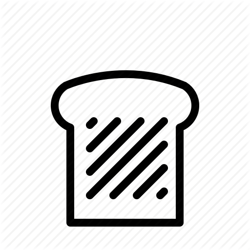 Bread, Breakfast, Food, Toast Icon