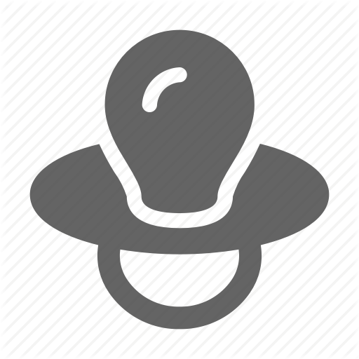 Baby, Infant, Pacifier, Toddler Icon