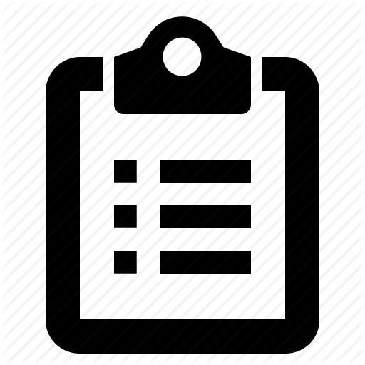 Clipboard, File, Itemize, List, Survey, Tasks, Todo Icon