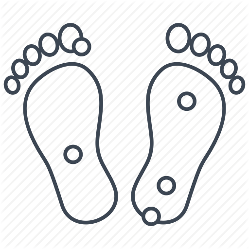 Foot, Reflexology, Toe, Toes Icon
