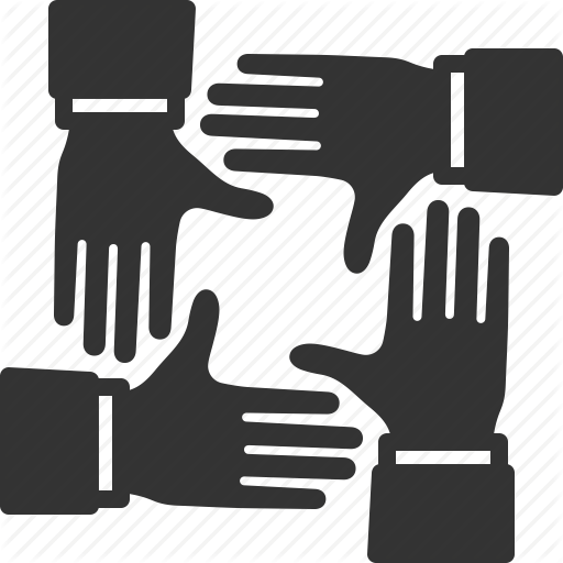 Hands, Team, Teamwork, Together Icon