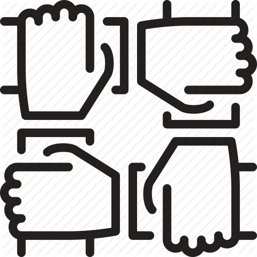 Arms, Hands, Hold, Team, Teamwork, Together Icon