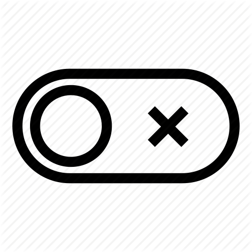 Control, Disable, Off, Switch, Toggle Icon