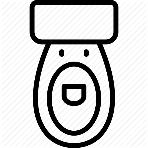 Bathroom, Objects, Outline, Plan, Toilet, Wc Icon