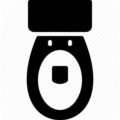 Bathroom, Plan, Solid, Toilet Icon