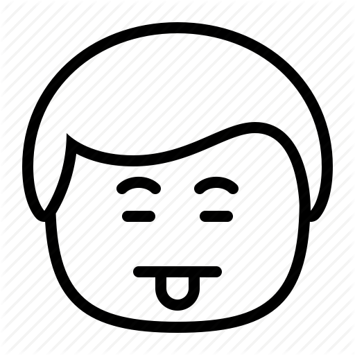 Emoji, Emoticon, Man, Smiley, Tongue Icon